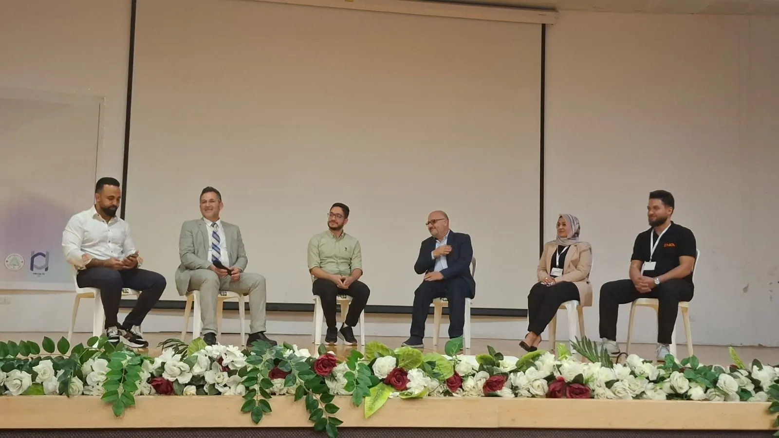 The Youth Empowered by AI panel on stage